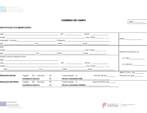 Caderno de Campo